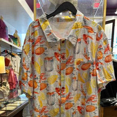 Newspaper Crawfish Shirt