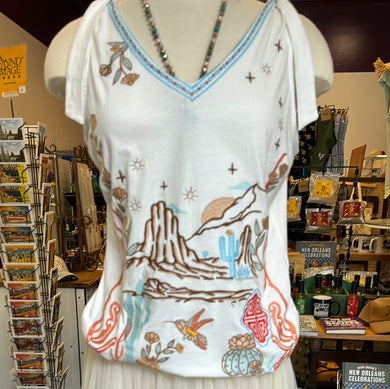 19380 Embroidered Knit Top SW design