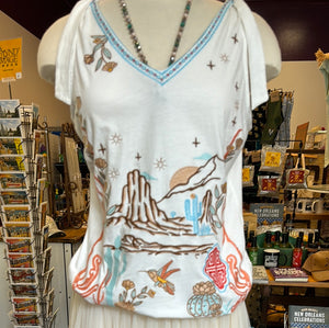 19380 Embroidered Knit Top SW design