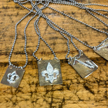 Large brass/Sterling pendant stainless steel by Molly Henderson