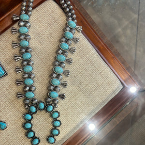 19360 Large Squash Blossom Necklace