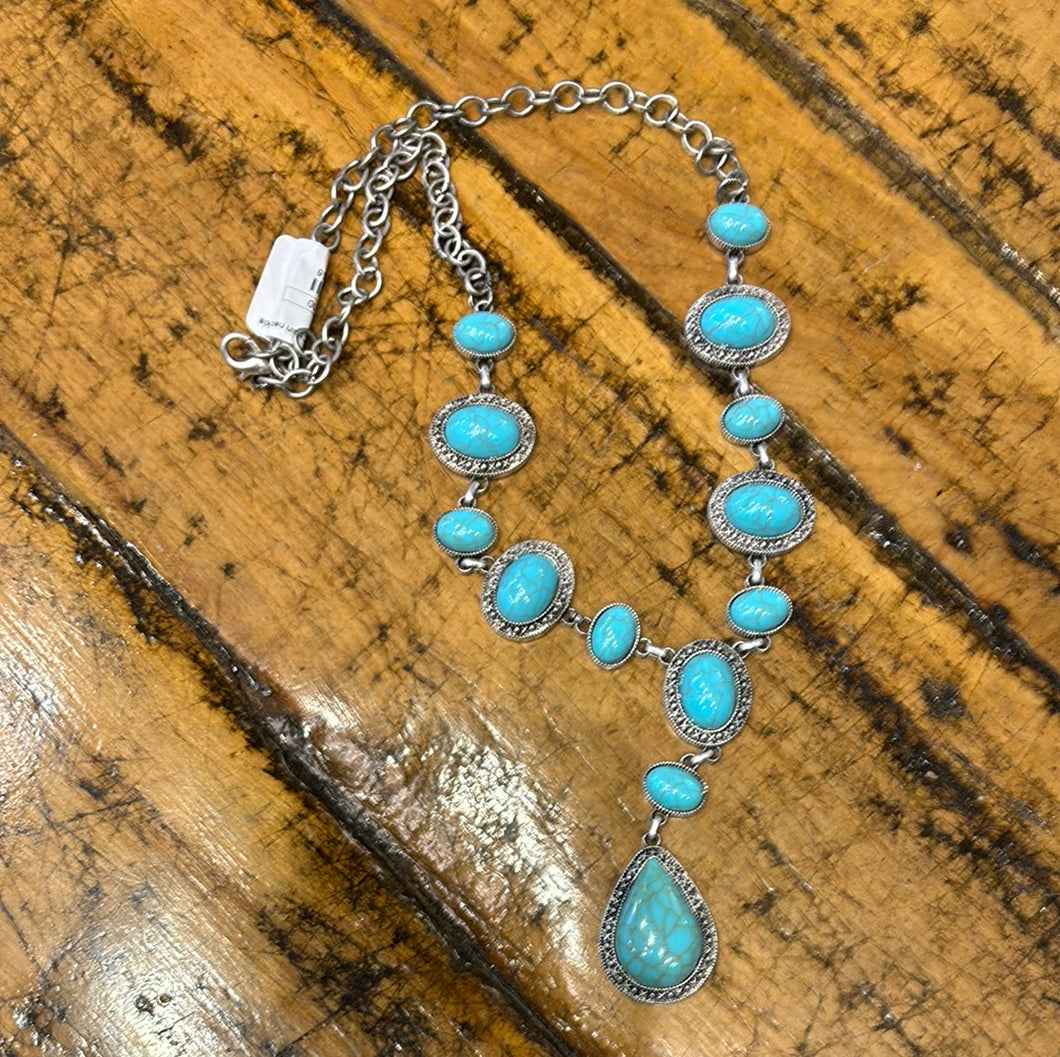 19356 Turquoise on Chain