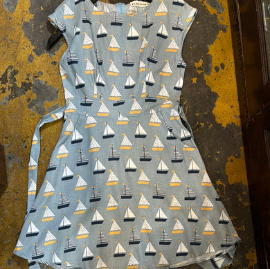 16264 Sailboat Print Dress