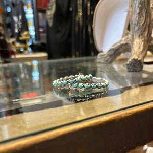 Turquoise Circle Earring