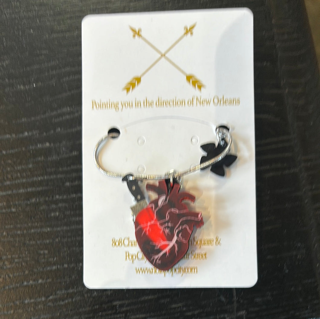 18812 Chopped Heart Necklace