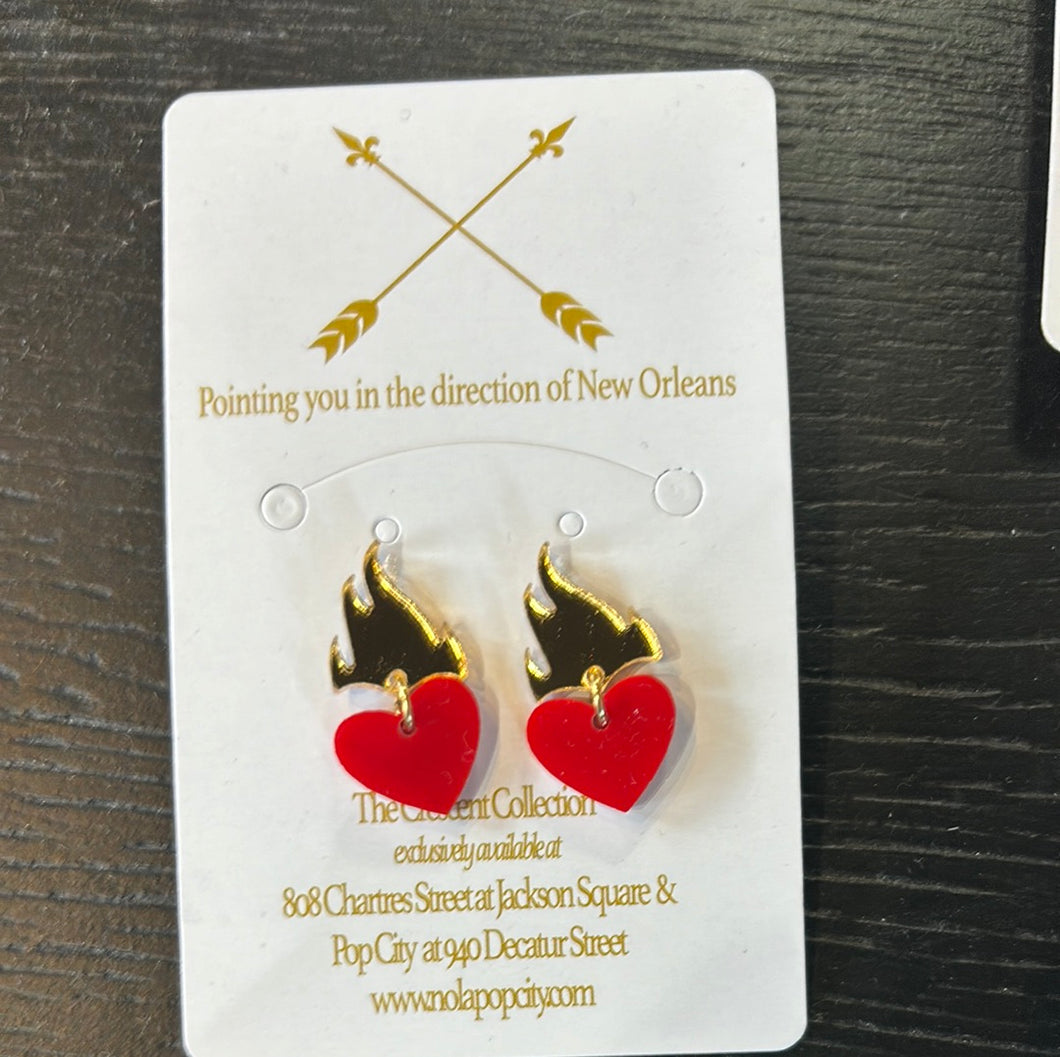 18811 Sacred Heart Earring