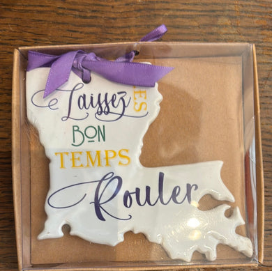 19544 Louisiana Bons Temp Ornament