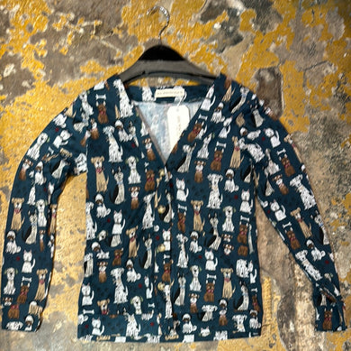 19179 Multi Dog Cardigan