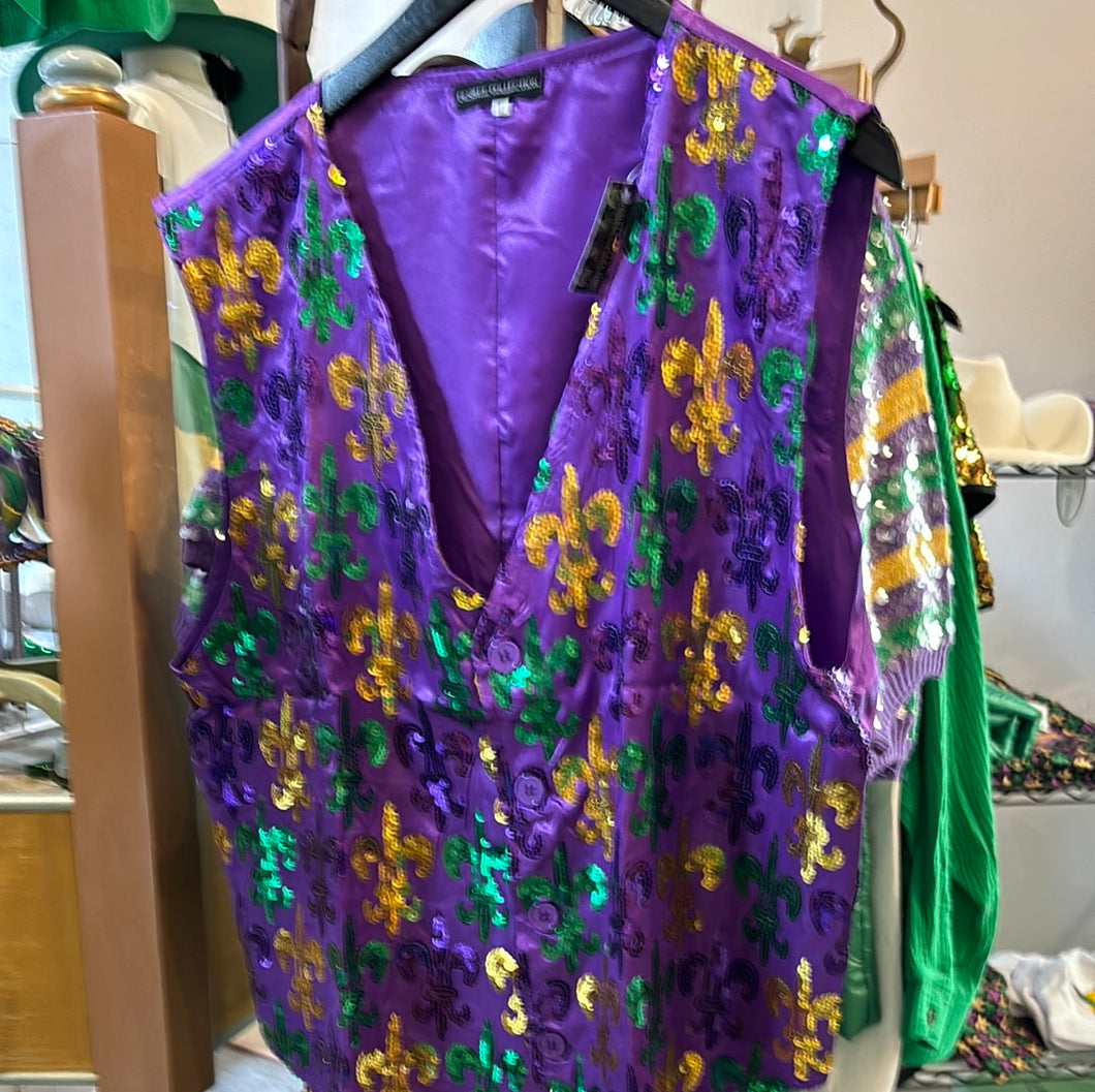 Mardi Gras Vest