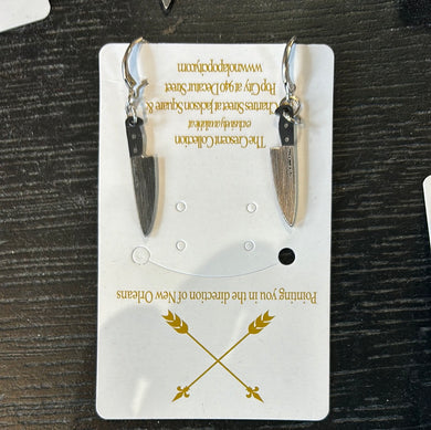 19419 Knife Fish Hook Earring