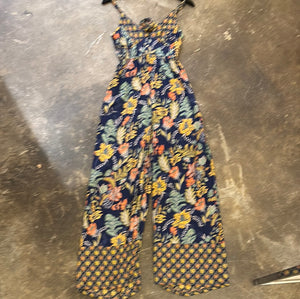 18573 Floral V neck Maxi