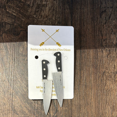 18691 XL Chef Knife Earring