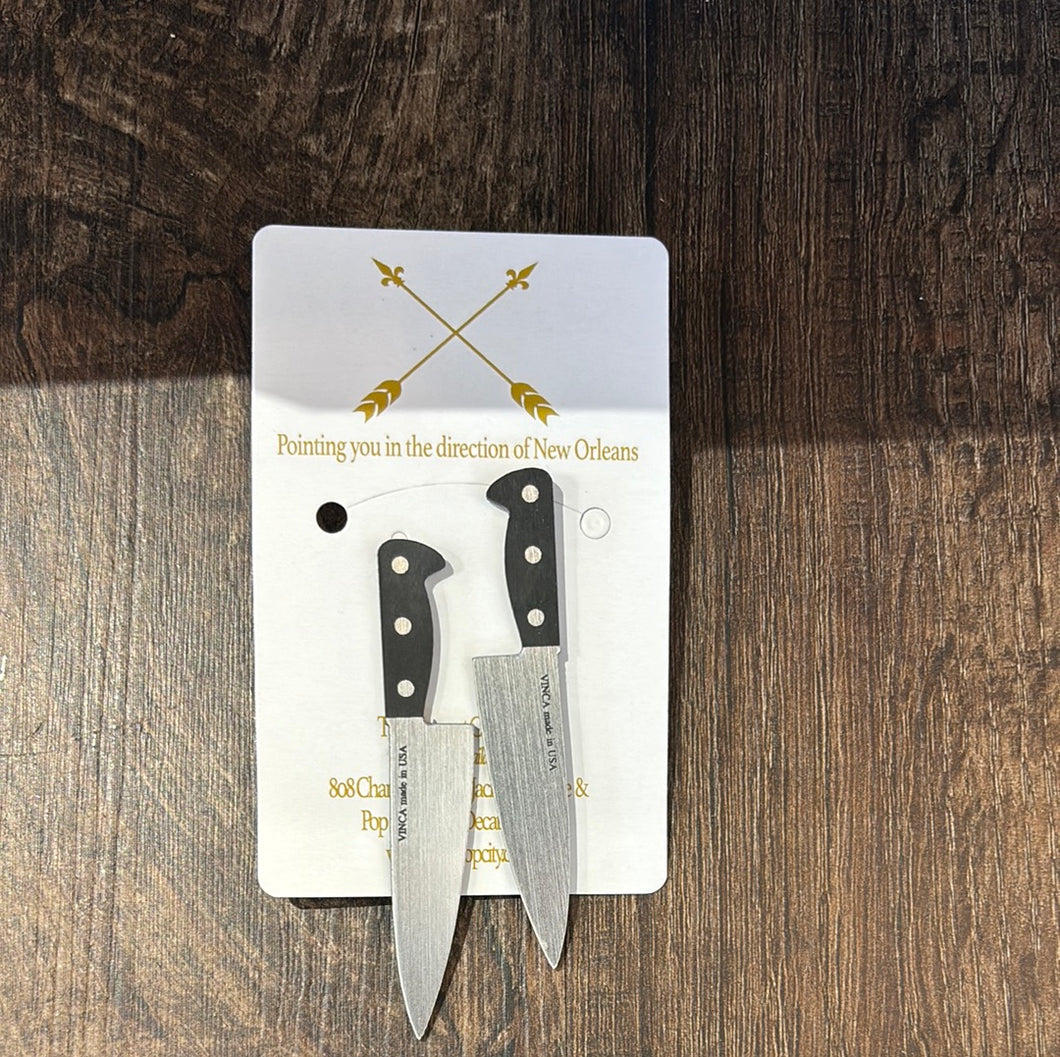 18691 XL Chef Knife Earring