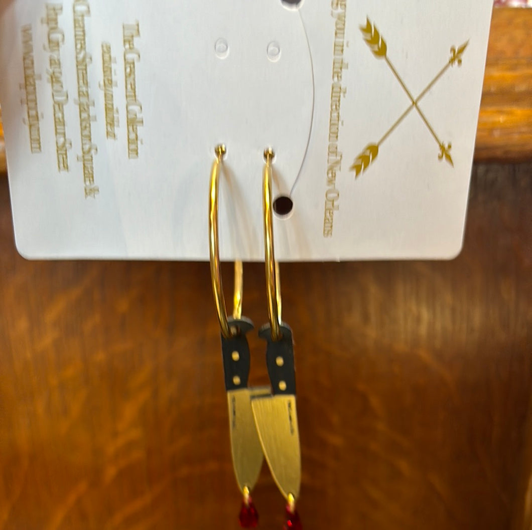 19424 Bloody Hell Hoop Earring