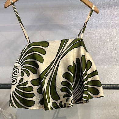 T22465 Olive Silky  Top
