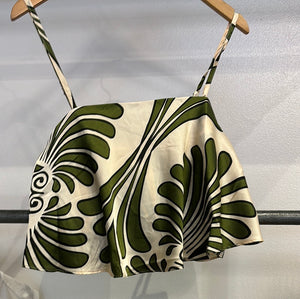 T22465 Olive Silky  Top