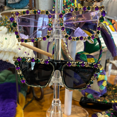 Fancy Mardi Gras Sunglass