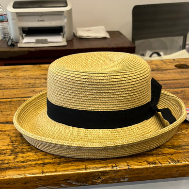 19619 Boater Paperbraid Hat
