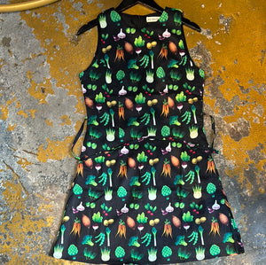 17253 Vegetable Print Dress