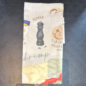 19771 Fried Shrimp Pinot Recipe Towel