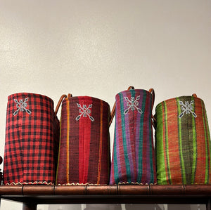Hand woven market tote