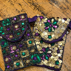 Mardi Gras Crossbody Bag