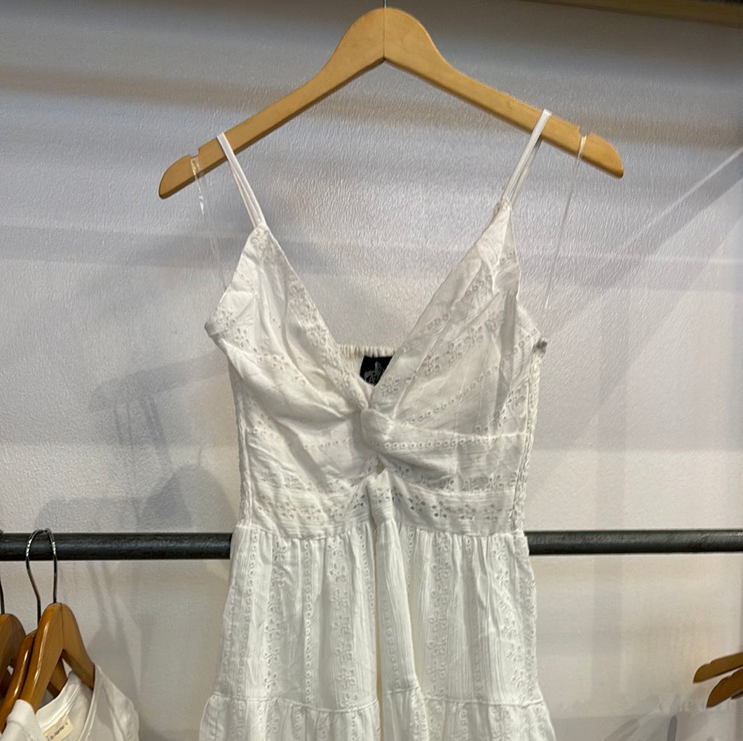 White Eyelet Dress
