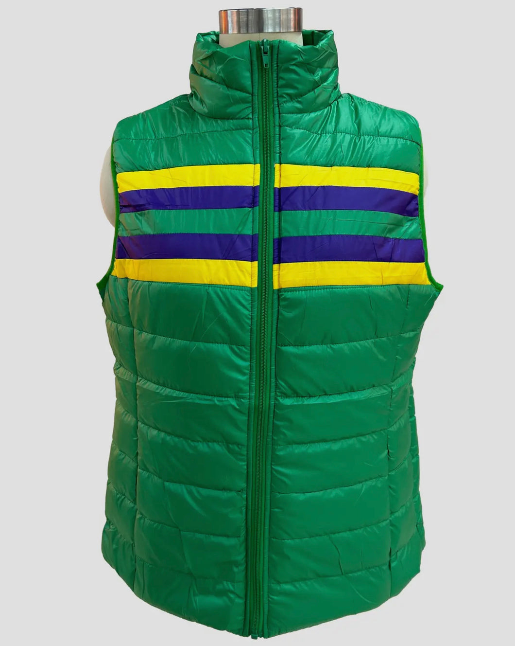 Mardi Gras 70’s retro vest