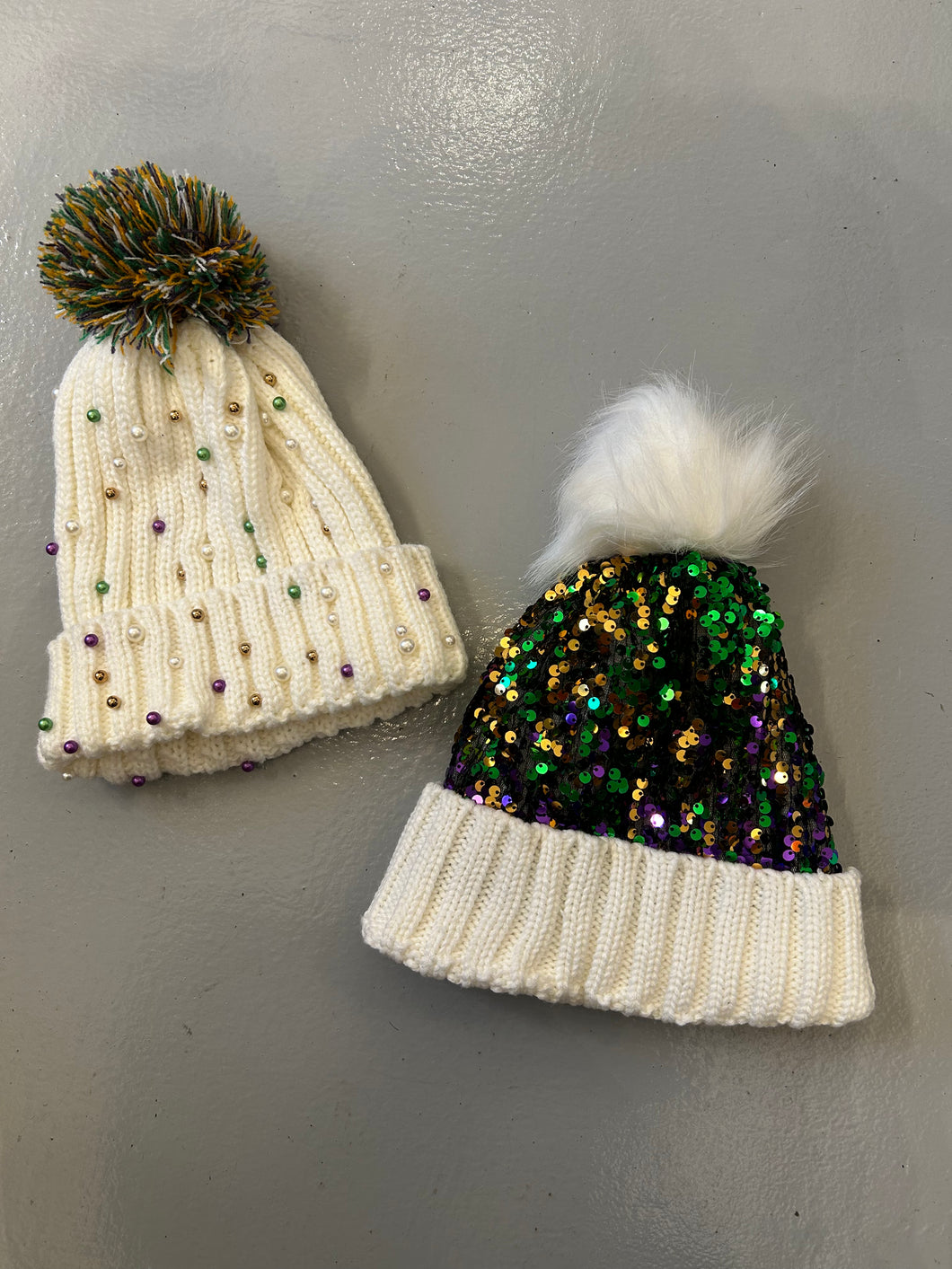 Mardi Gras Beanies