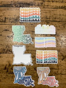 18249 New Orleans Sticker Collection
