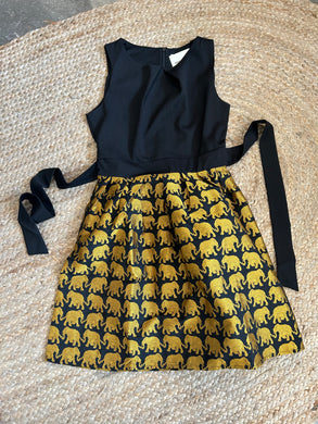 Glamour gold elephant dress