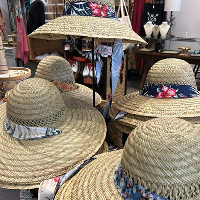 18545 sun hat straw with floral band