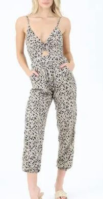 18826 Jumpsuit with cuffed ankle
