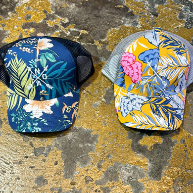 19382 Floral Arrow Nola Baseball cap