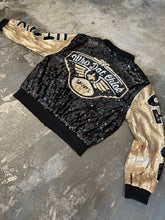 Who Dat Chick Sequin Bomber jacket