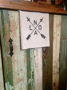 NOLA Arrow, Dish Towel