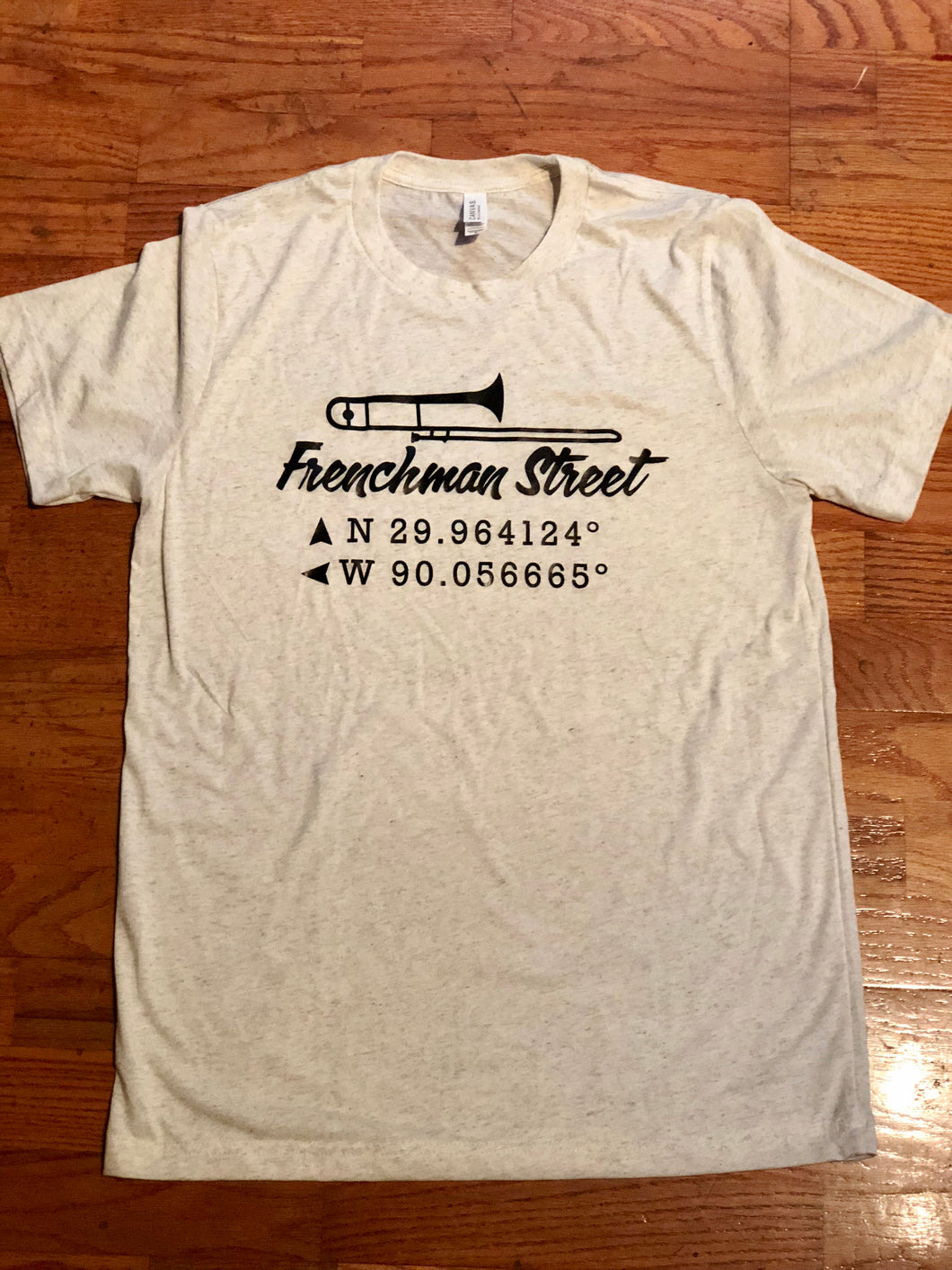 Frenchmen Street Coordinates , Unisex T-Shirt