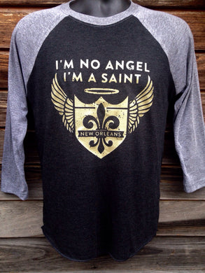 I'm No Angel, I'm a Saint- 3/4 Sleeve Jersey Shirt, Unisex
