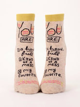 You Are My Favorite, W-Ankle Socks