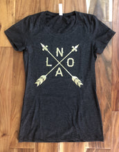 Black and Gold NOLA Arrow Shirt